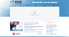 Desktop Screenshot of mscm.com.tn